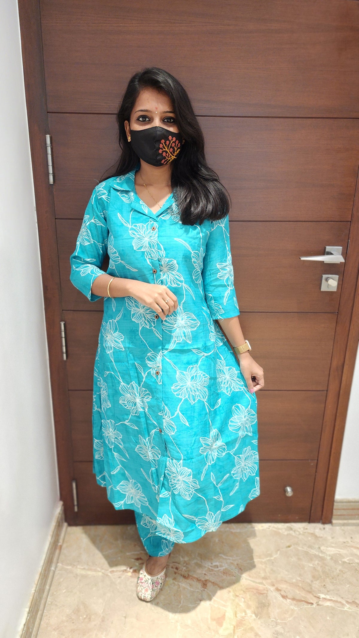 Cord set (pant & top)(7125)