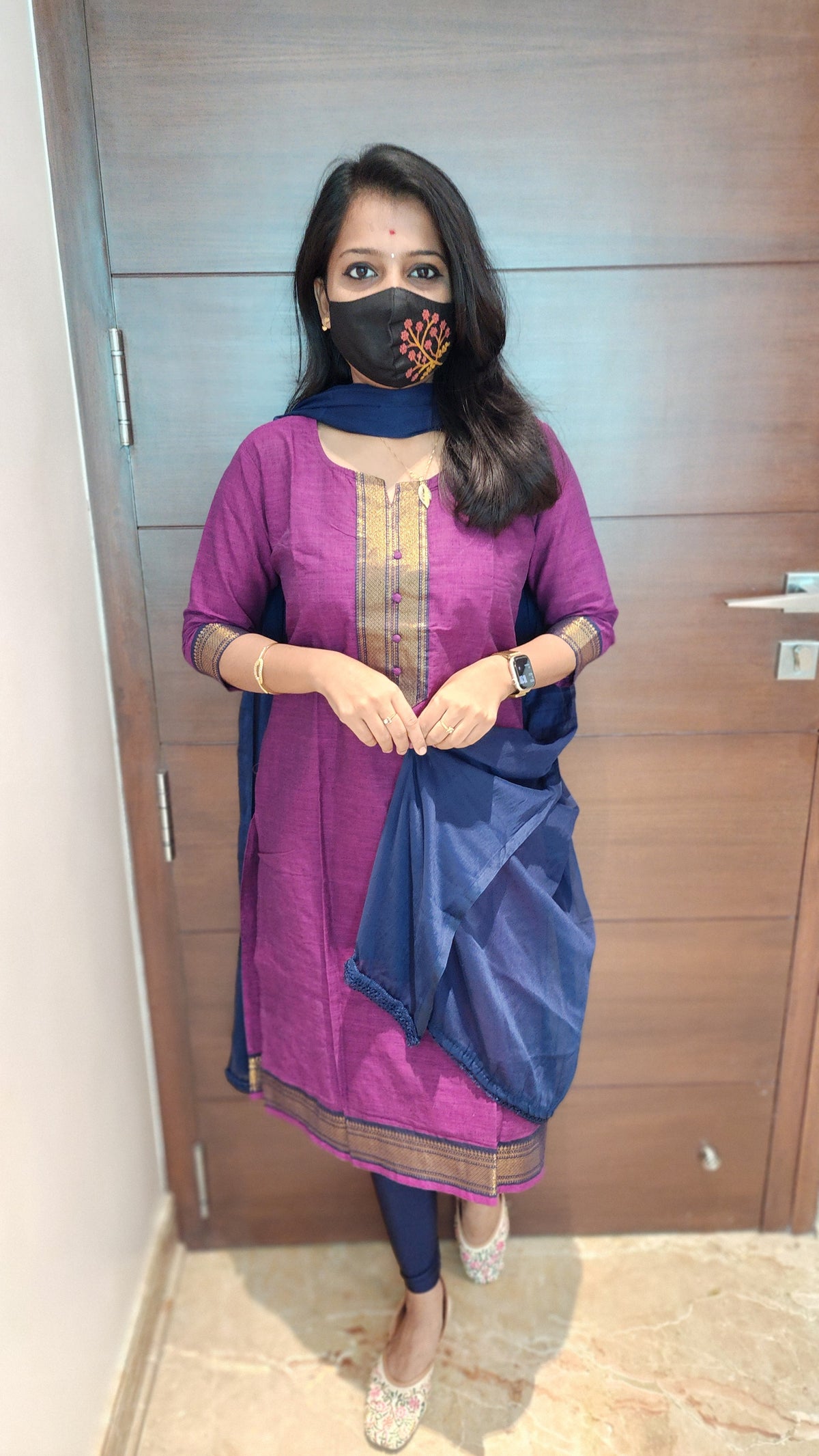 Office Wear kurti-mangalgiri cotton (7252)