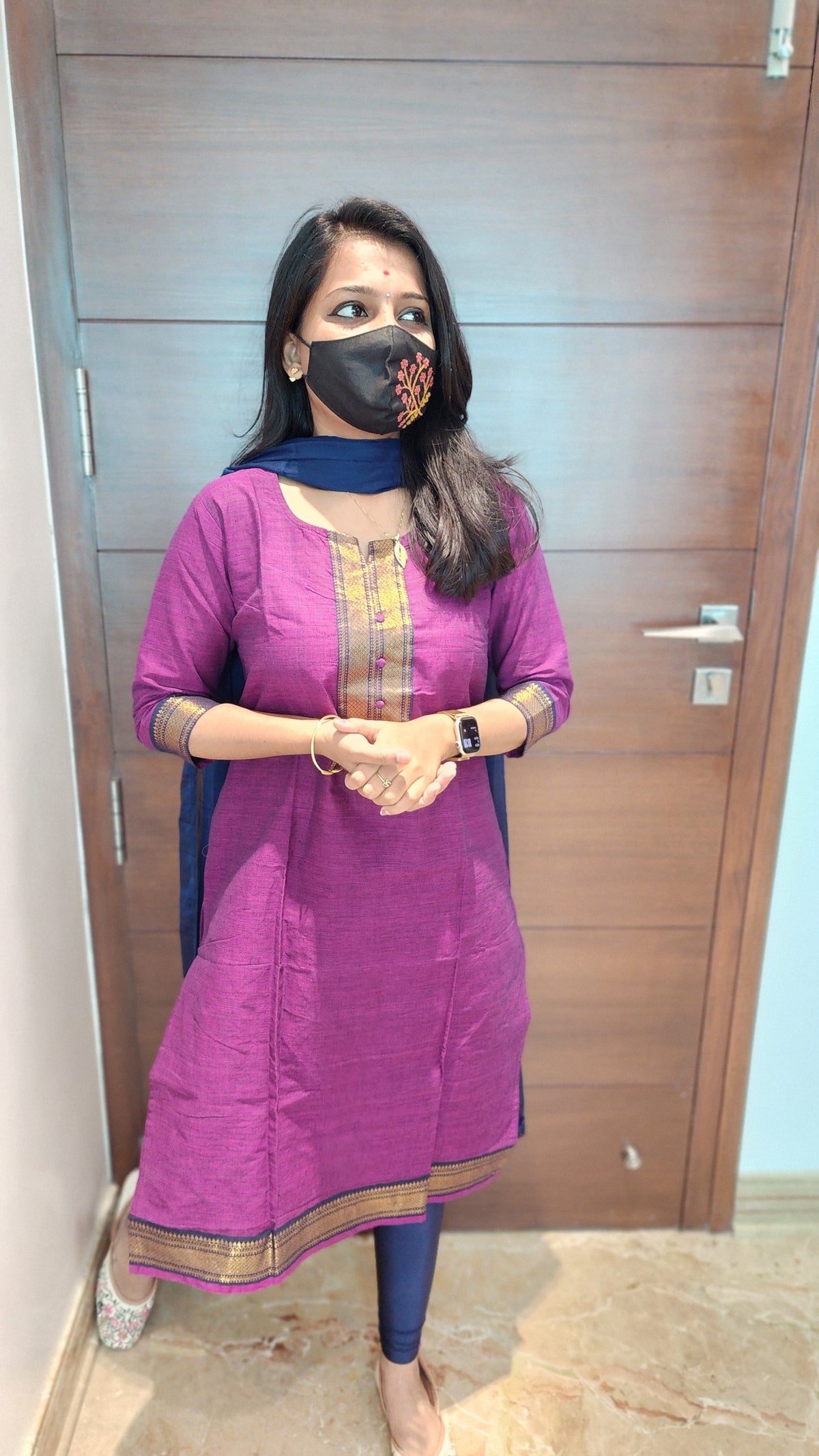 Office Wear kurti-mangalgiri cotton (7252)