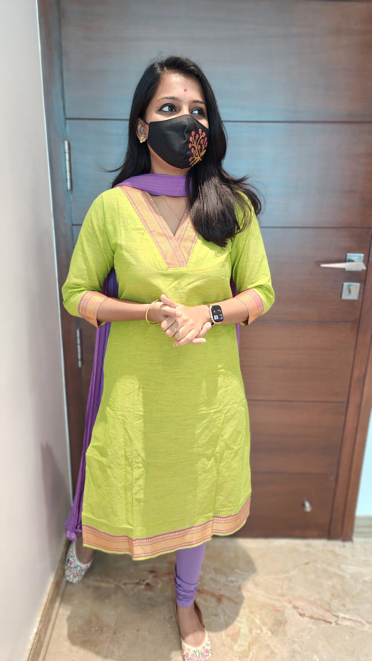 Office Wear kurti-mangalgiri cotton (7253)