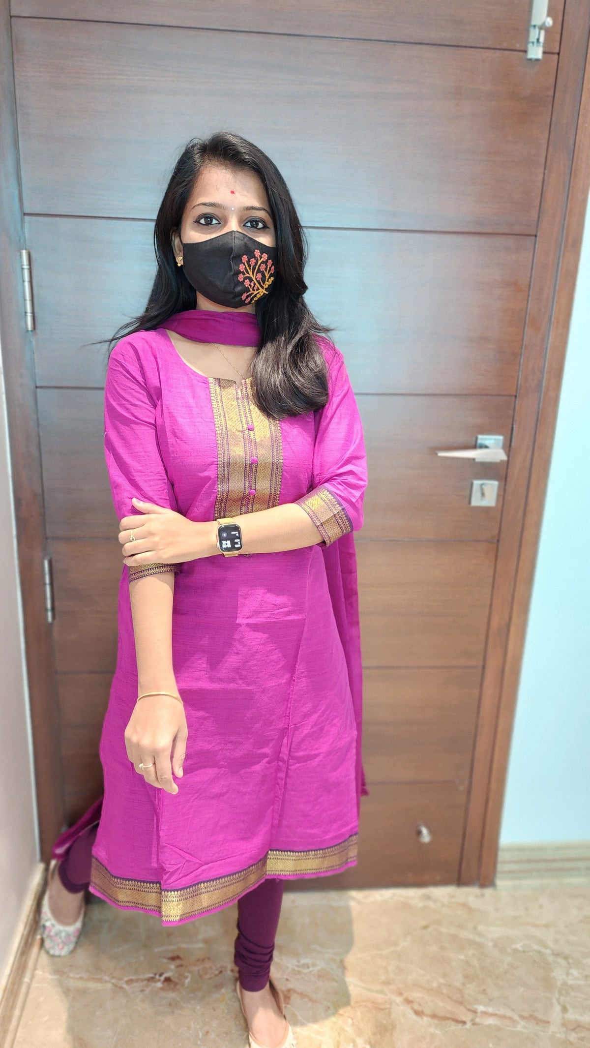 Office Wear kurti-mangalgiri cotton (7254)