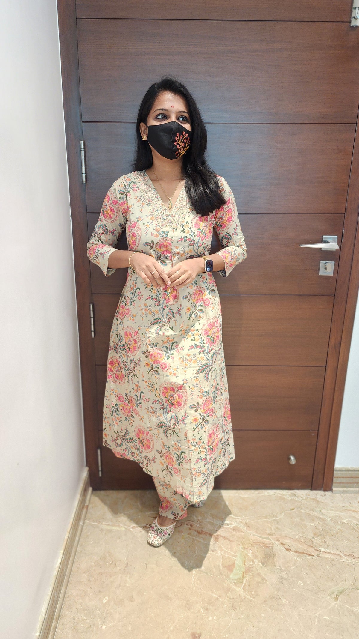 Cord set (pant & top)(7262)