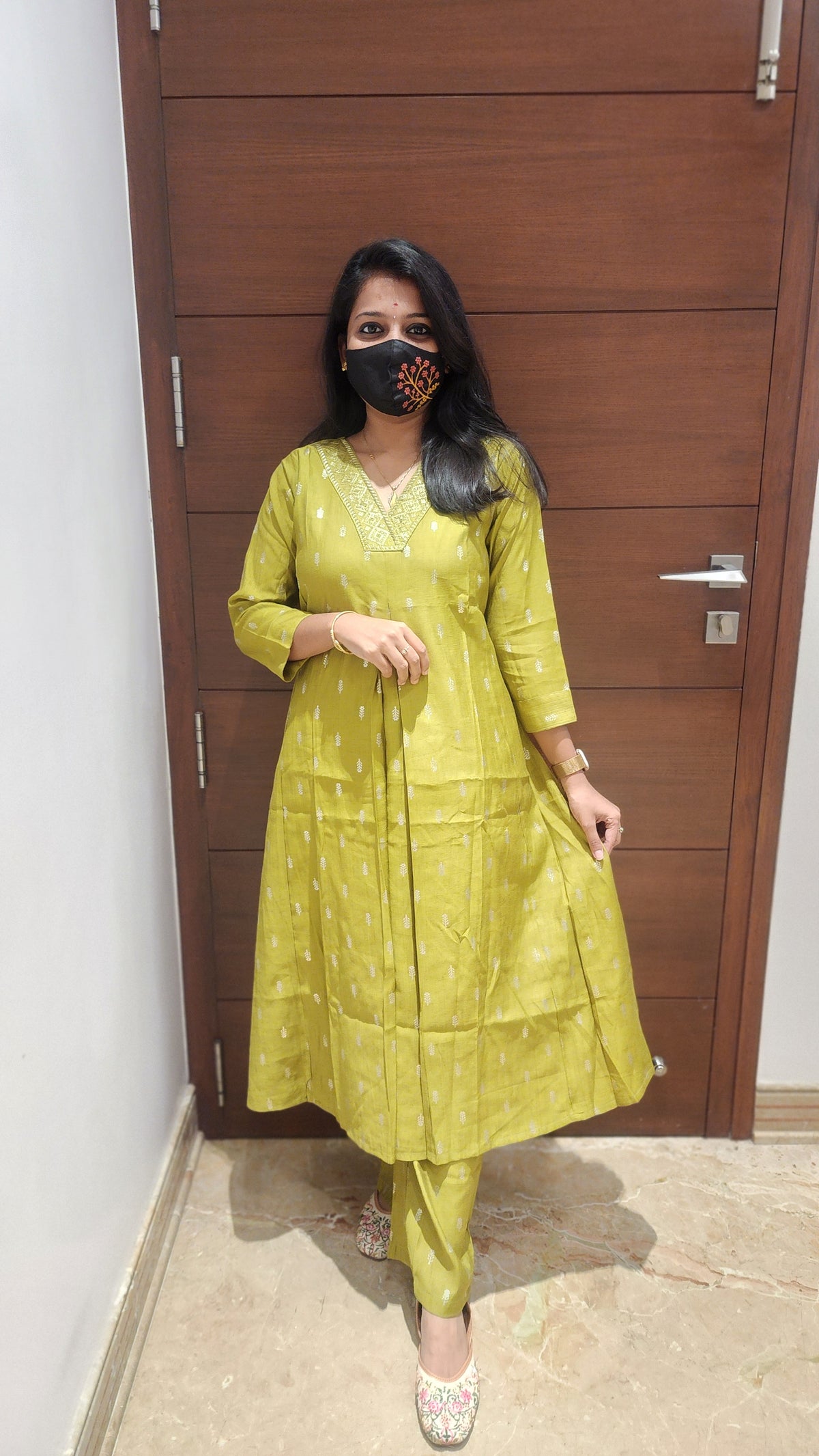 Ethnic Cord set (pant & top)(7426)