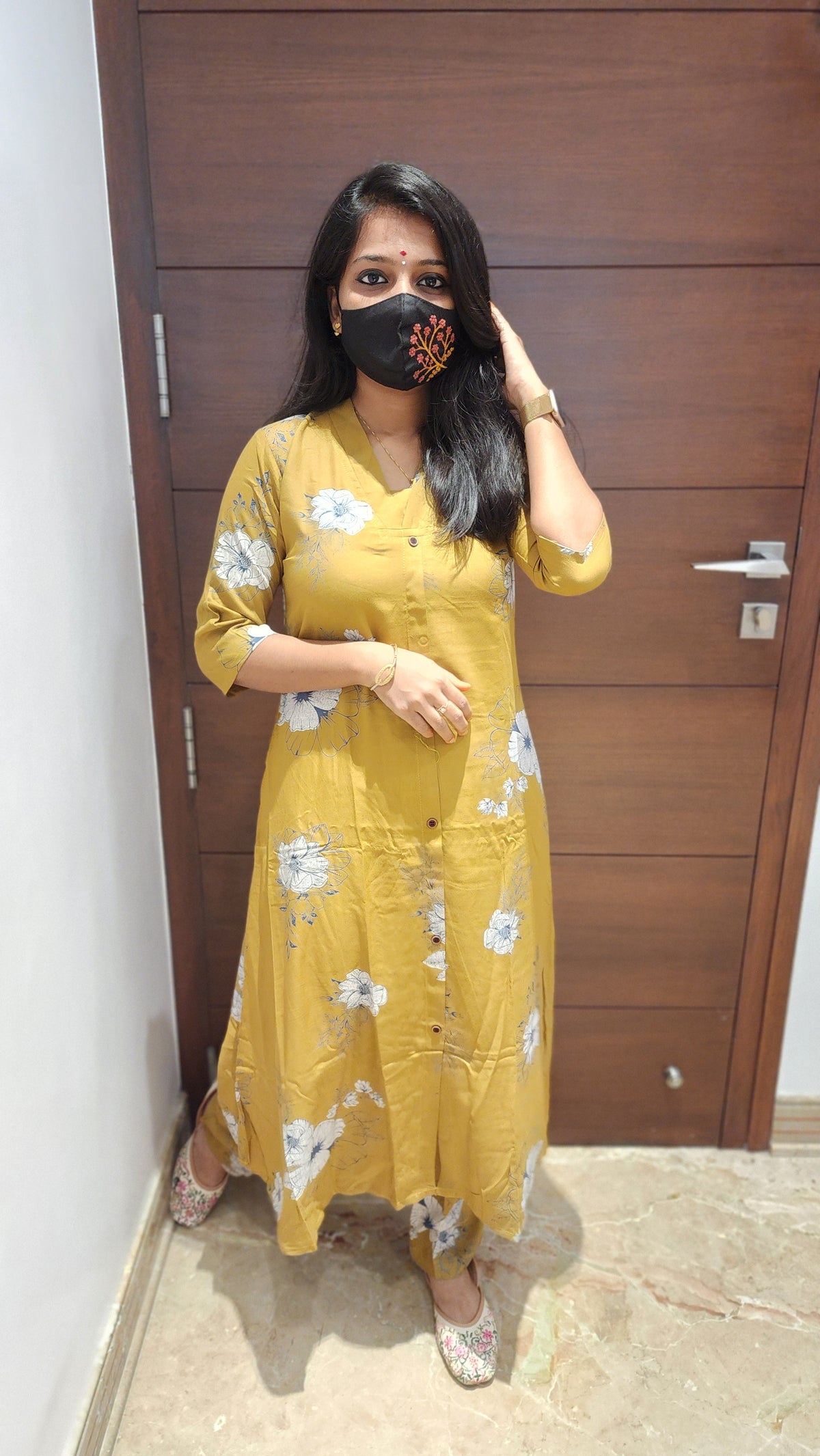 Cord set (pant & top)(7498)