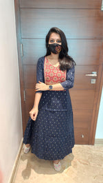 Ethnic wear with Ajarkh Print(7494)