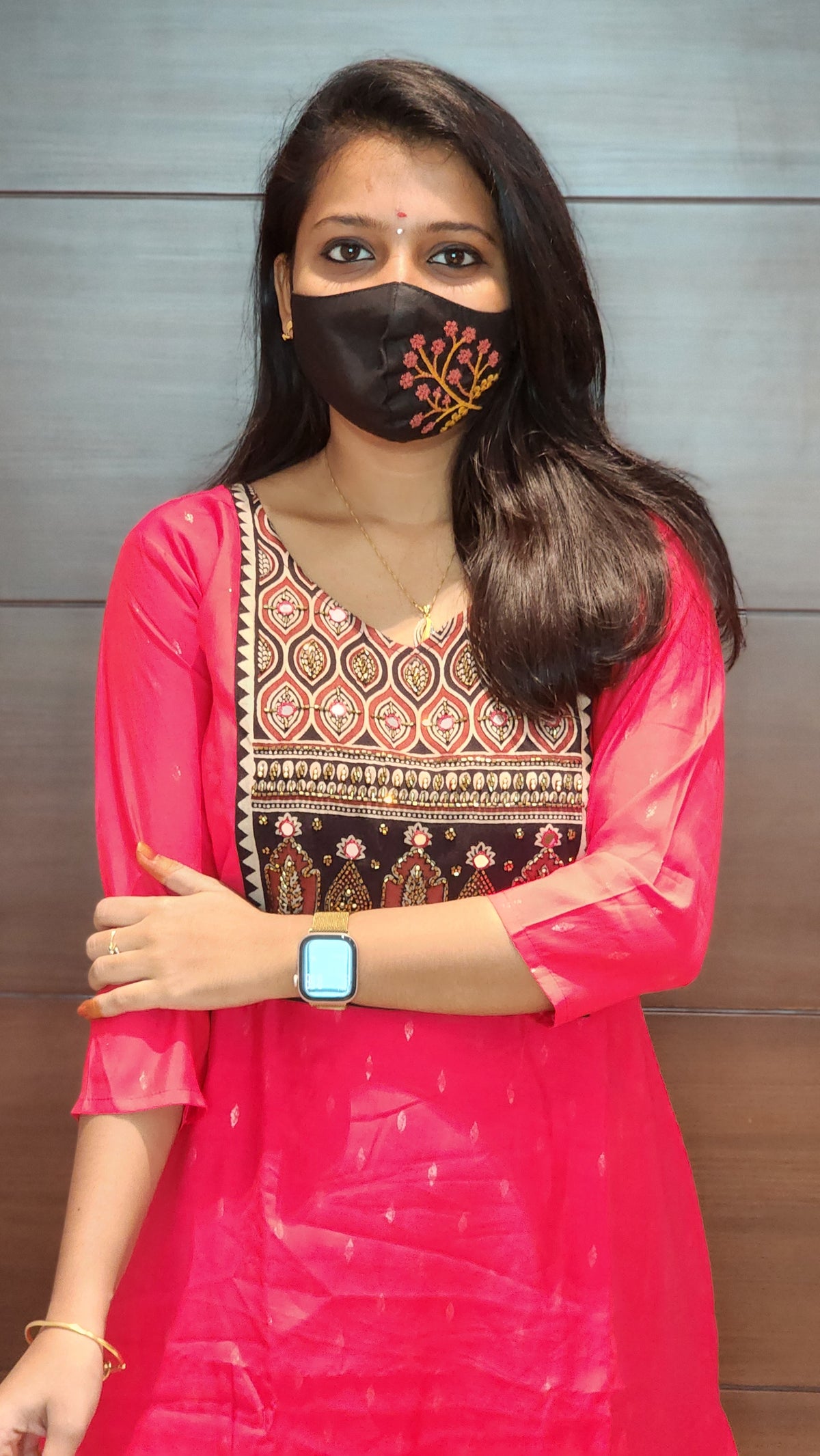 Ethnic wear with Ajarkh Print(7496)