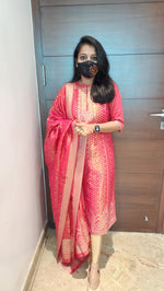 Ethnic Salwar Set (Kurti+Dupatta)(7500)