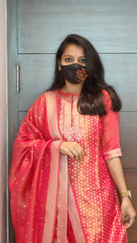 Ethnic Salwar Set (Kurti+Dupatta)(7500)