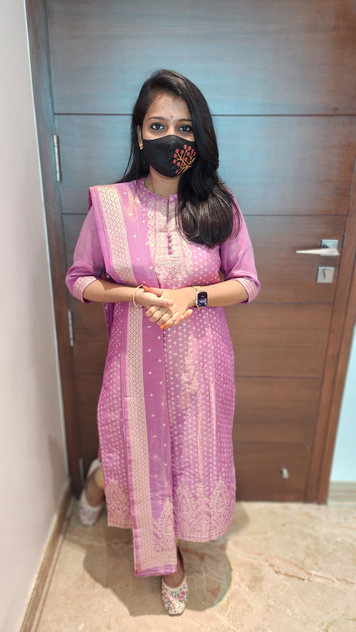 Ethnic Salwar Set (Kurti+Dupatta)