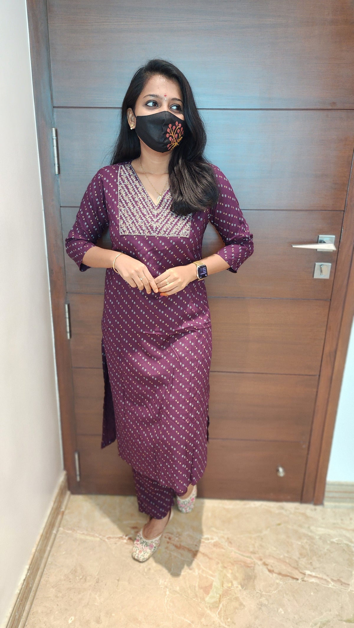 Cord set (pant & top) (7546)