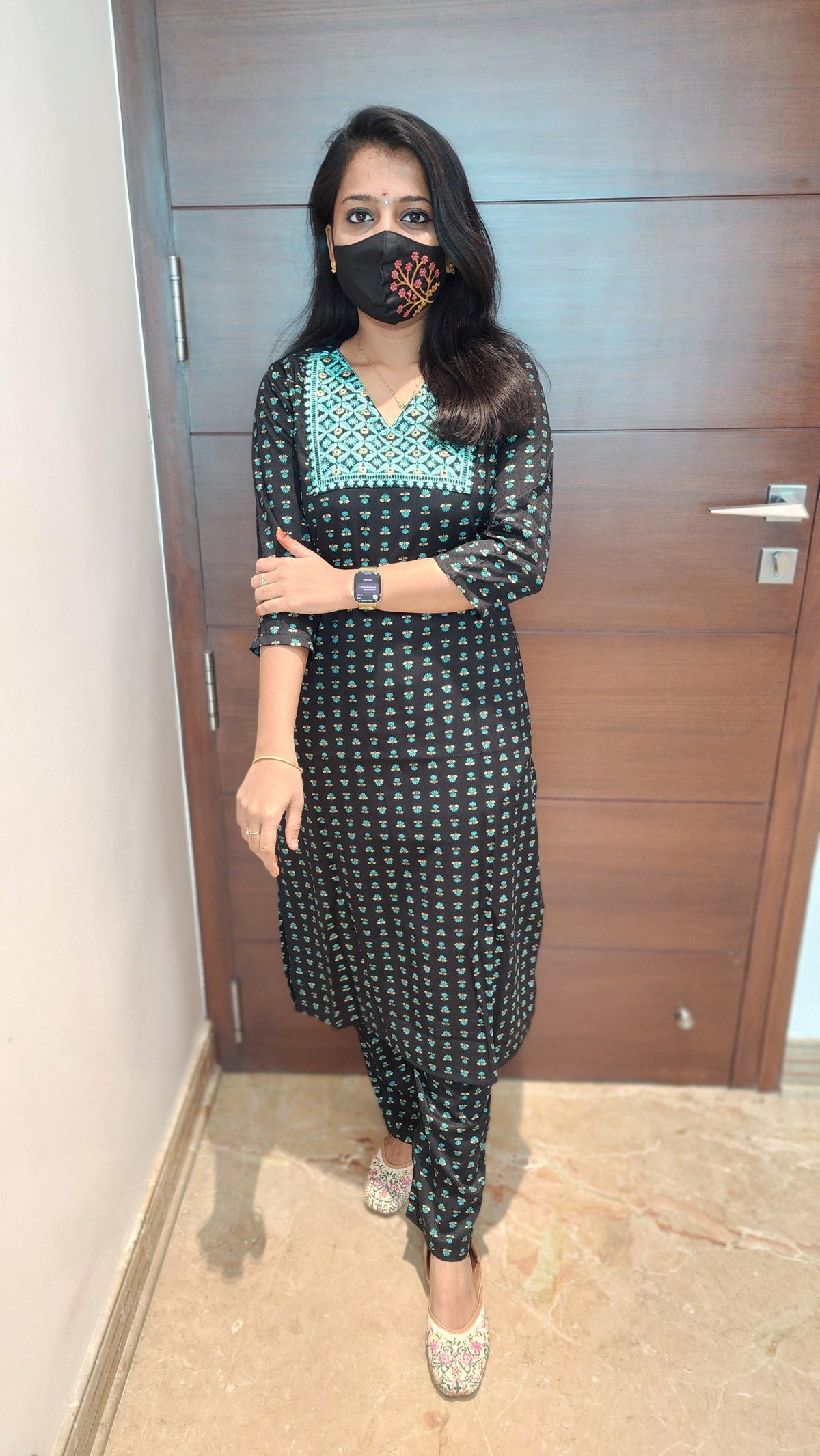 Cord set (pant & top) (7547)