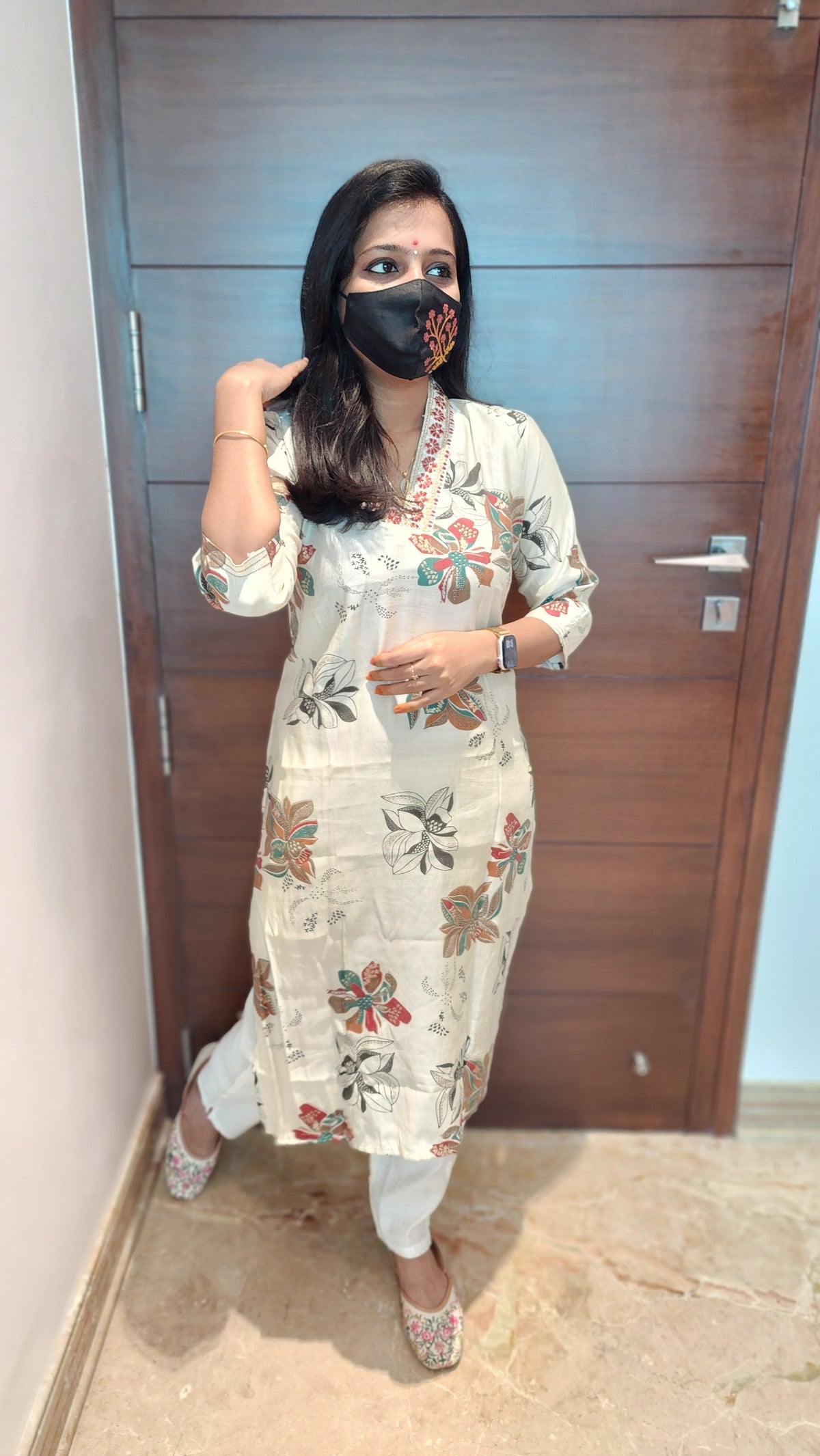 Cord set (pant & top)(7554)