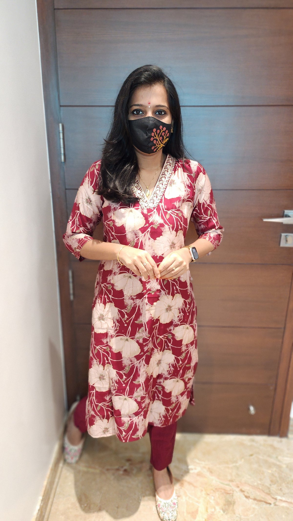 Cord set (pant & top)(7555)