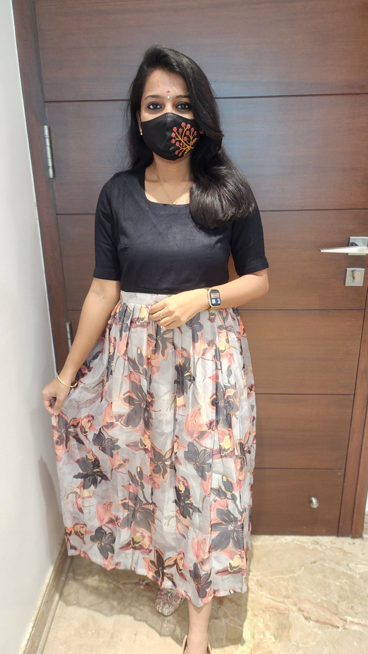 Indo-Western frock(7626)