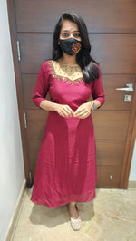 Ethnic Festive Wear -Jewel Neck Kurti (7696)