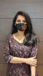 Ajrakh print-Cord set (7700)