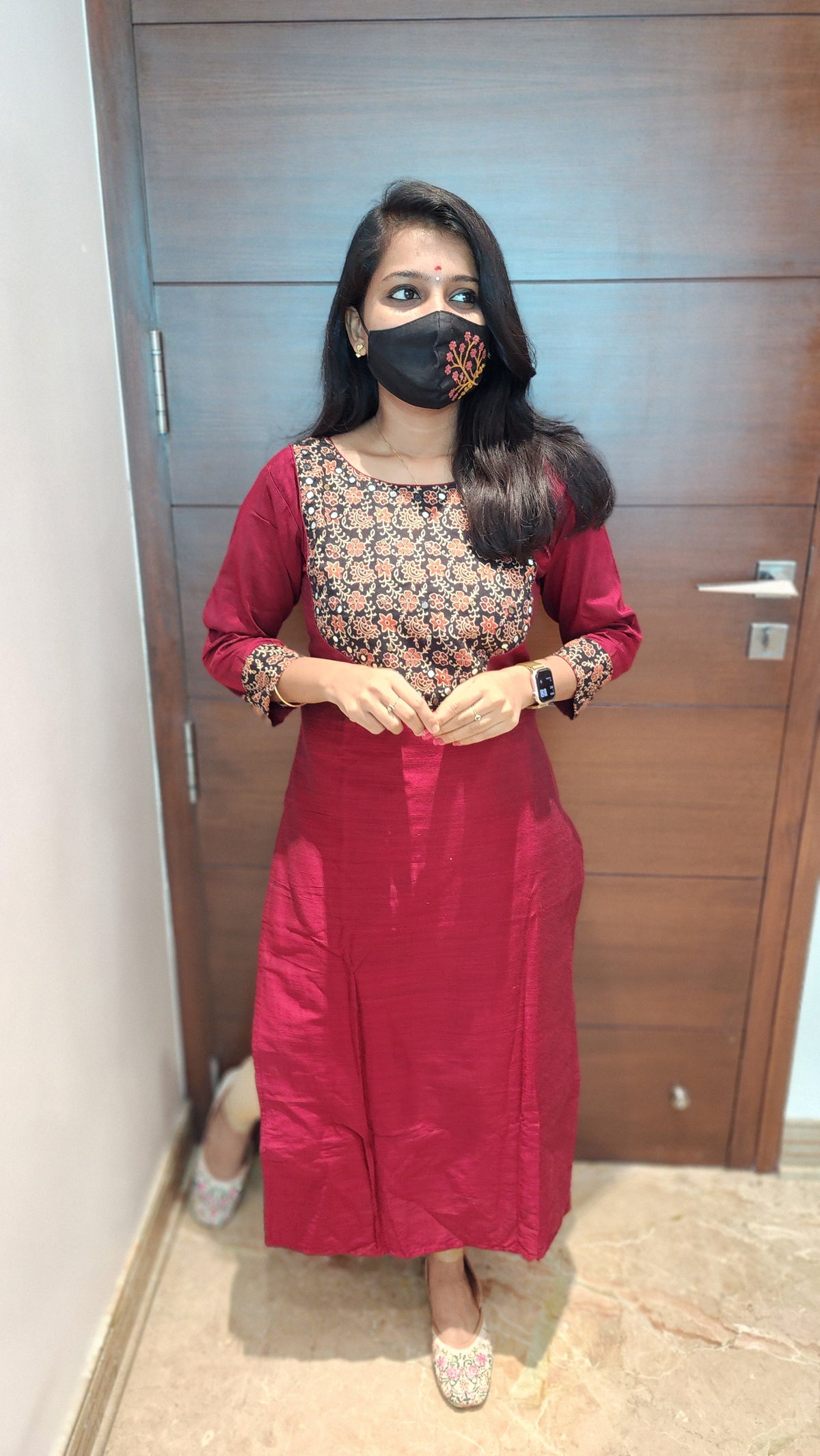 Office wear -Ajrakh print (7726)