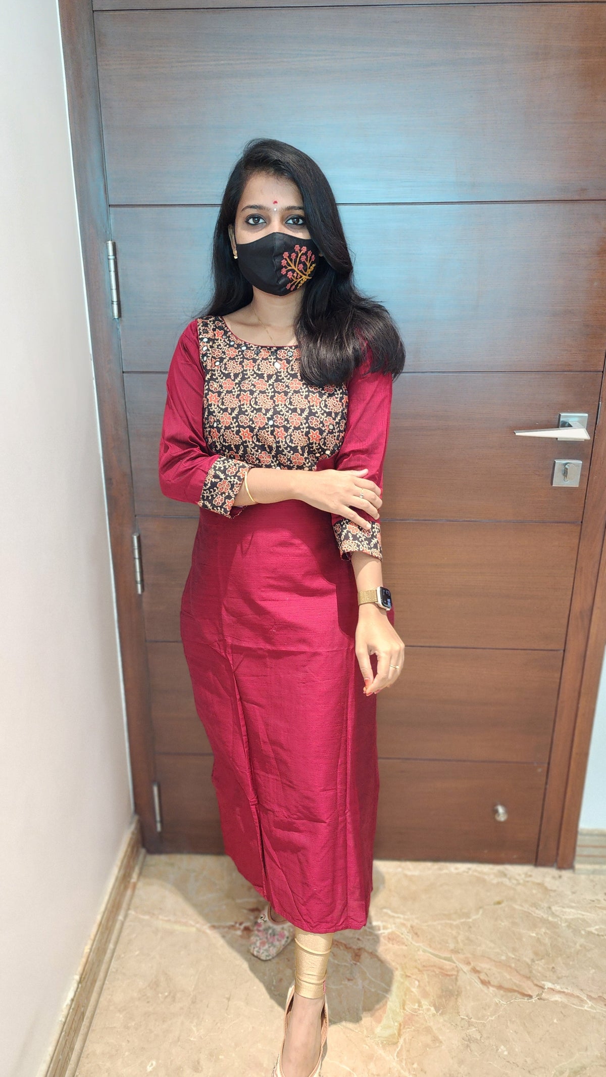 Office wear -Ajrakh print (7726)