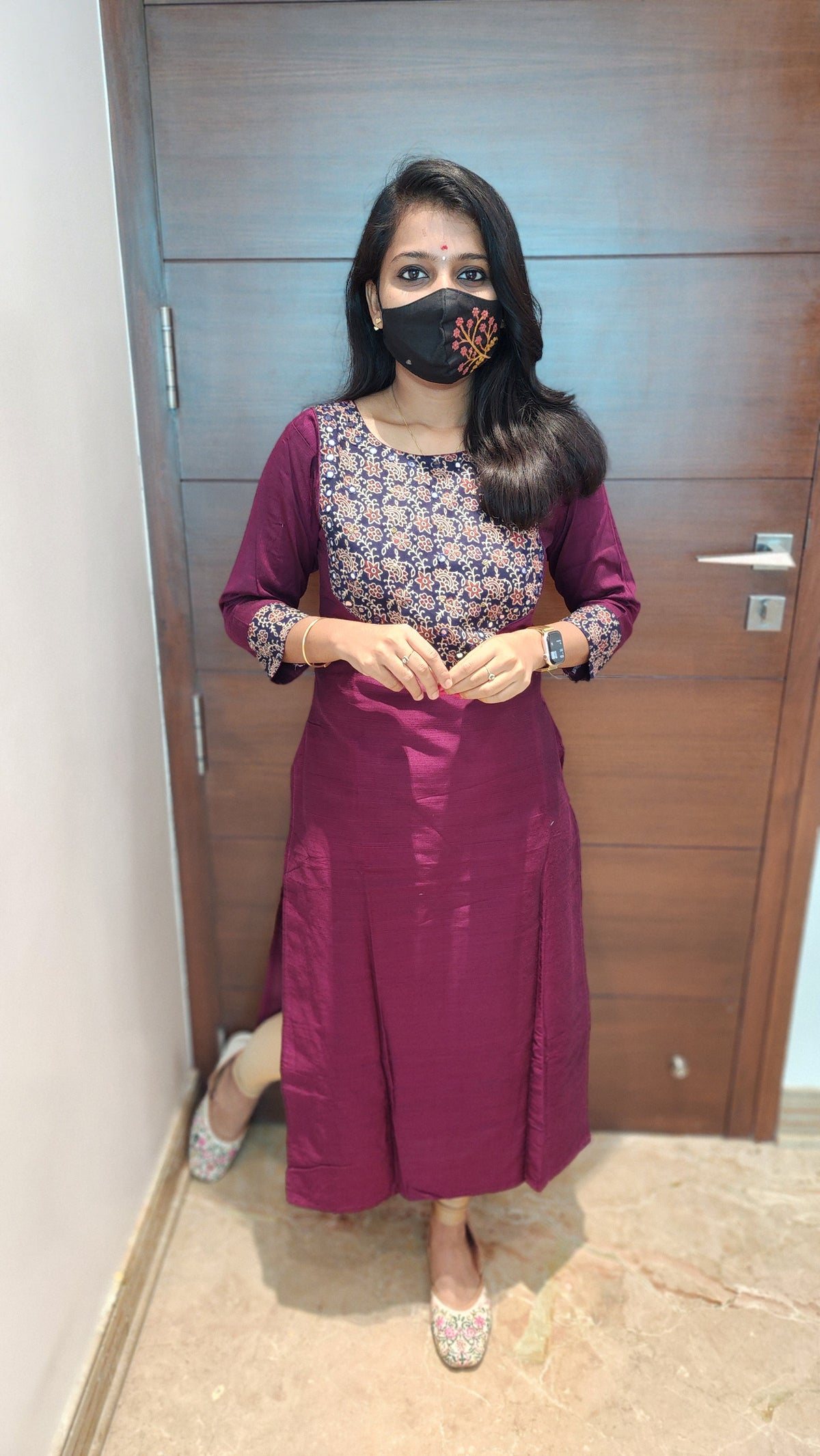 Office wear -Ajrakh print (7727)