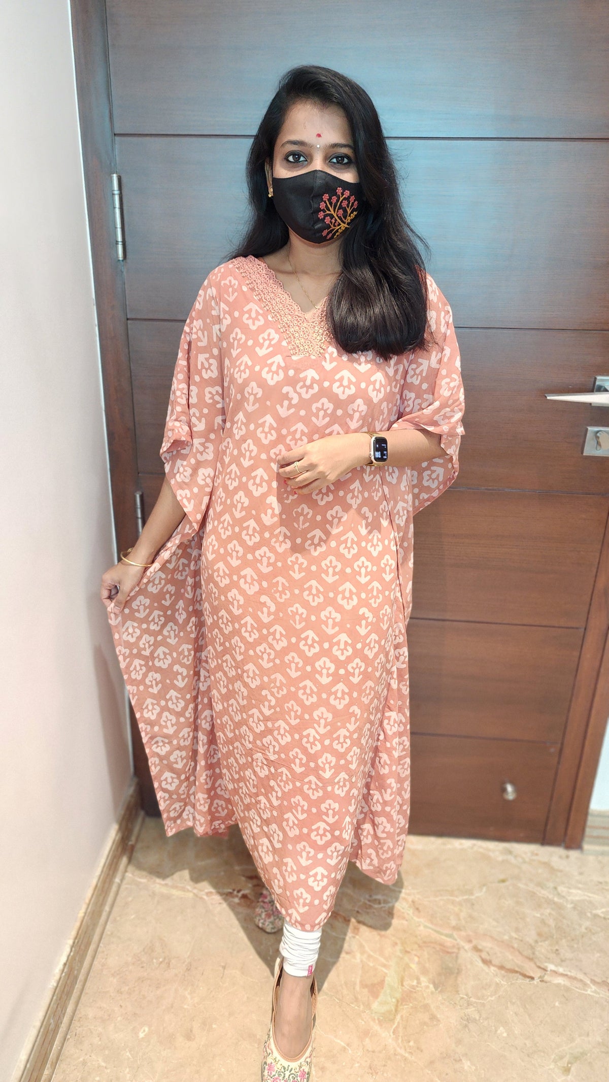 Kaftan Kurti (2 Pcs Kurti)(7762)