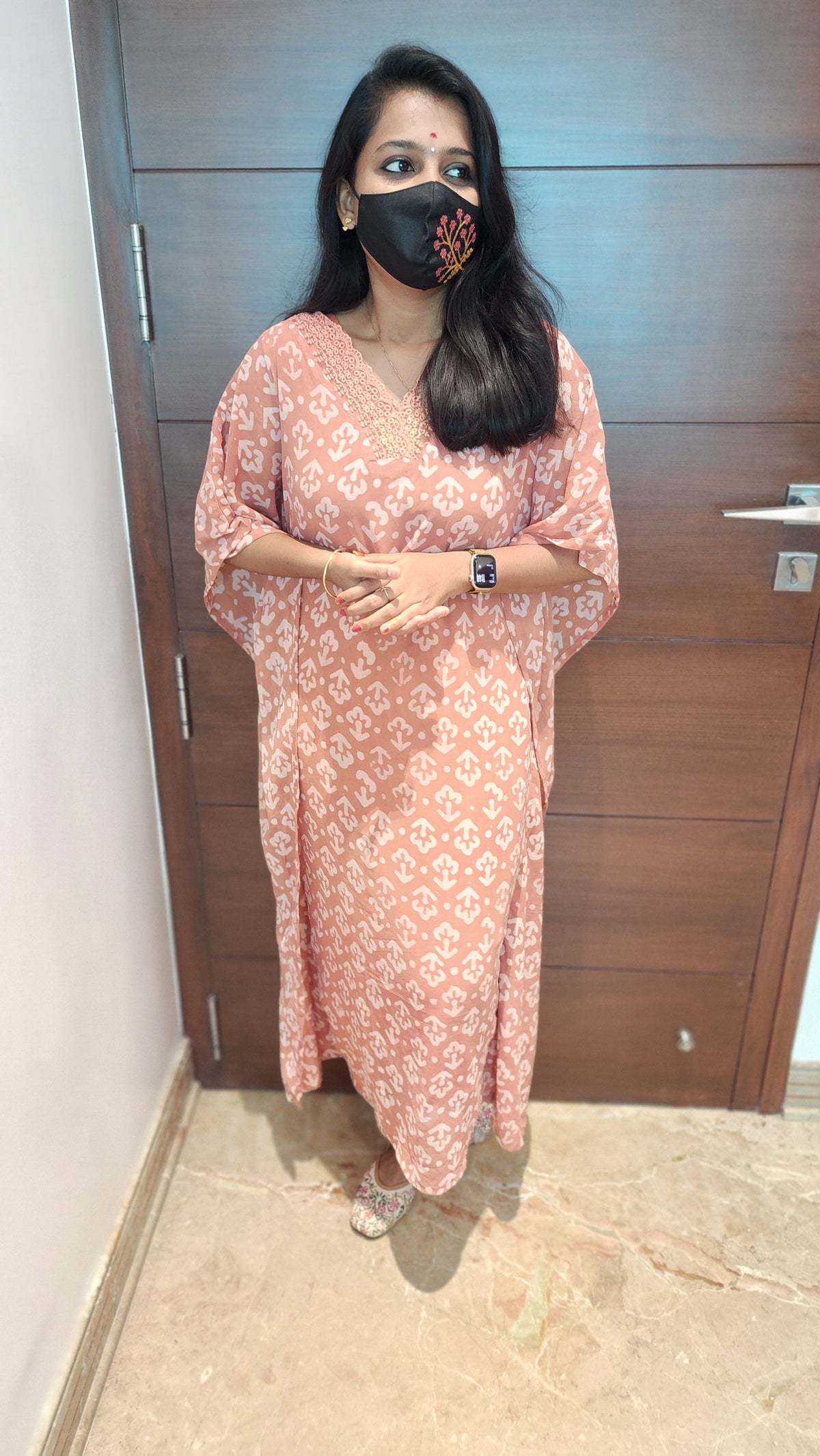 Kaftan Kurti (2 Pcs Kurti)(7762)