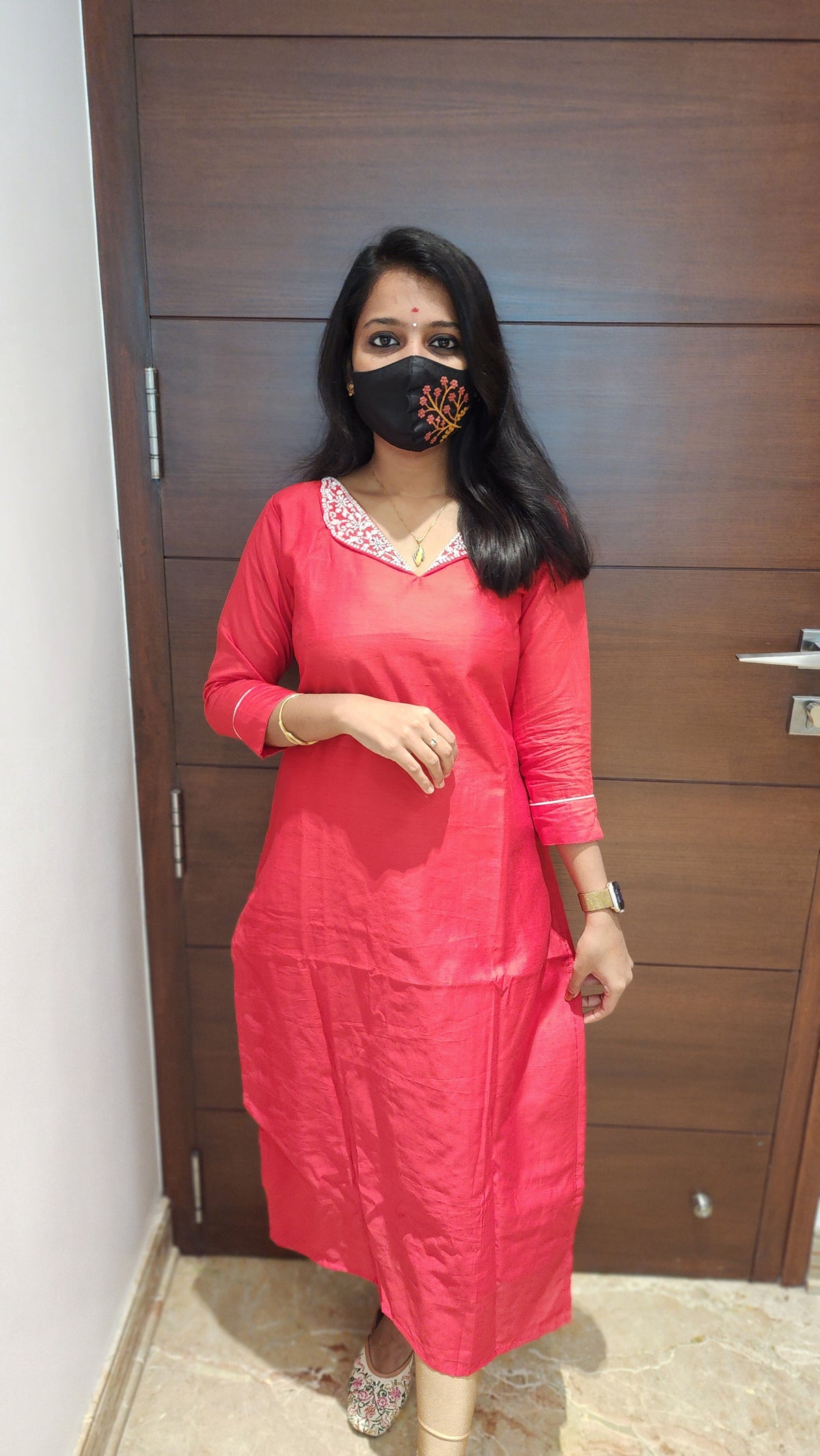 Christmas sale -Handwork Kurti (7821)