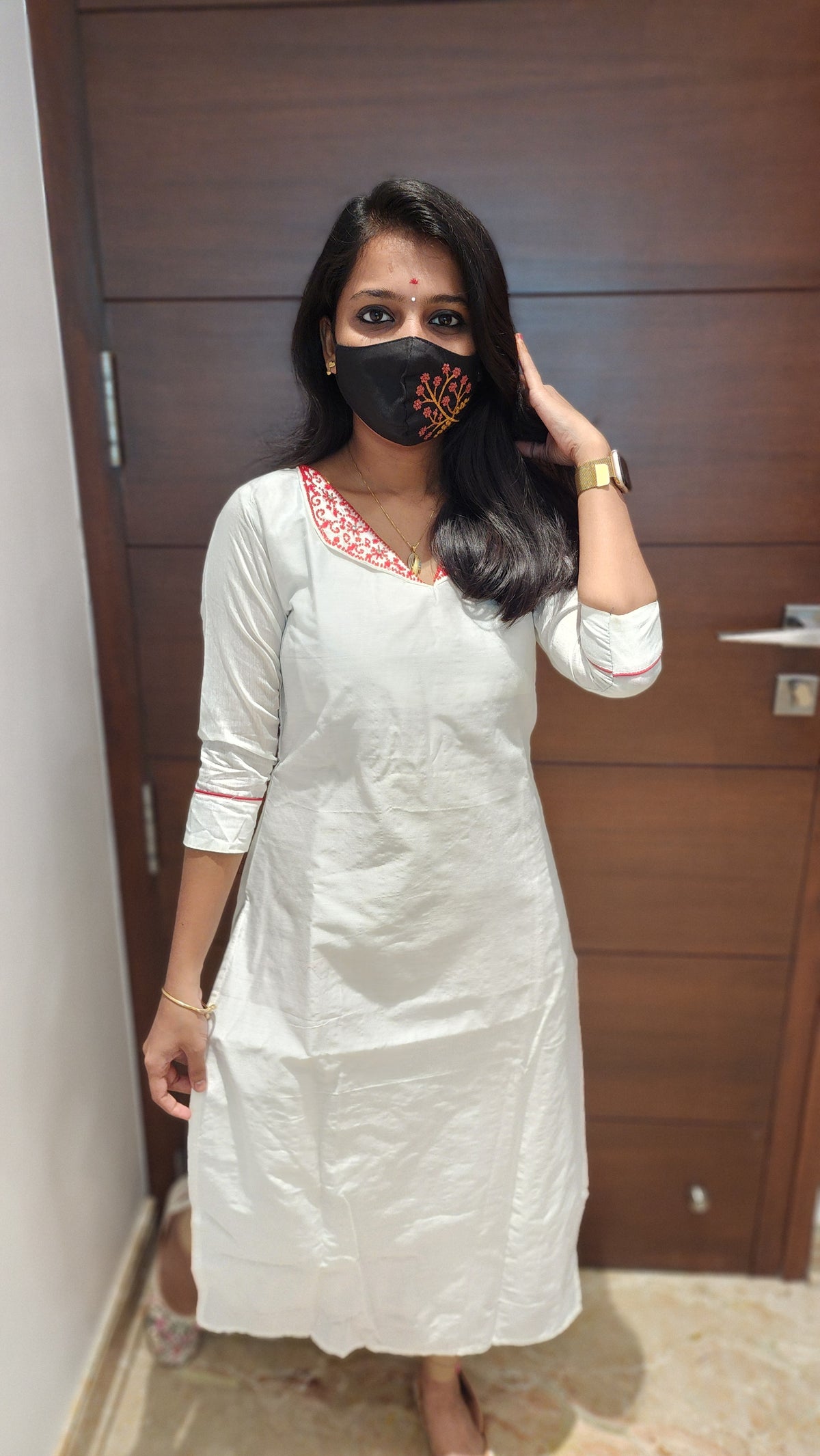 Christmas sale -Handwork Kurti (7822)