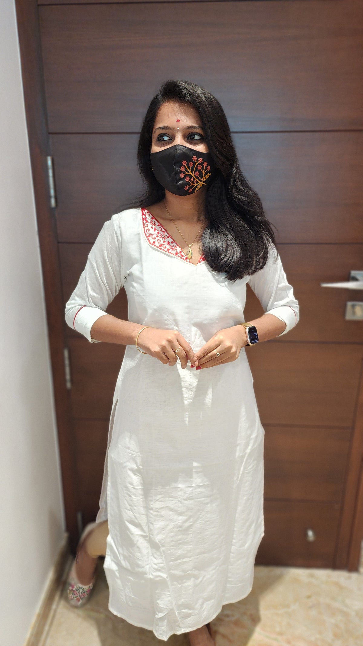 Christmas sale -Handwork Kurti (7822)