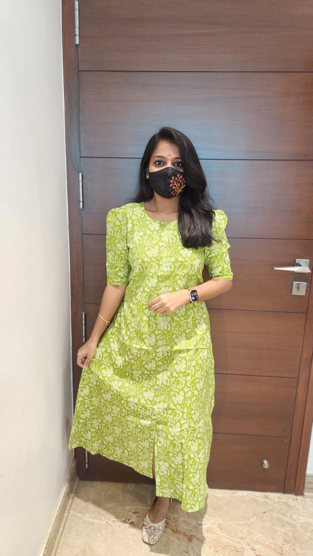 Jaipur A-Line cotton Kurti (7885)