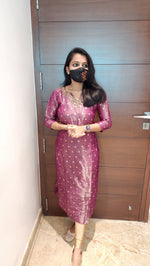 Festive Glow Polka Kurti (7879)