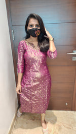 Festive Glow Polka Kurti (7879)