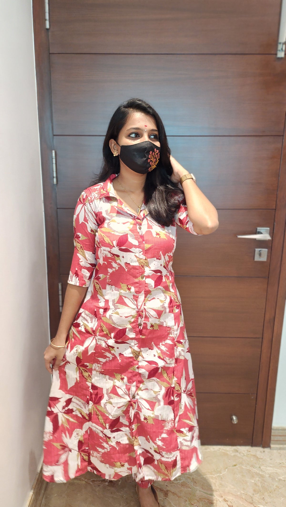 Urban Petal Printed Kurti (7875)