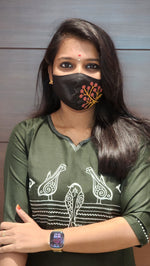 Hand embroidery kurti - Bird Theme (7914)