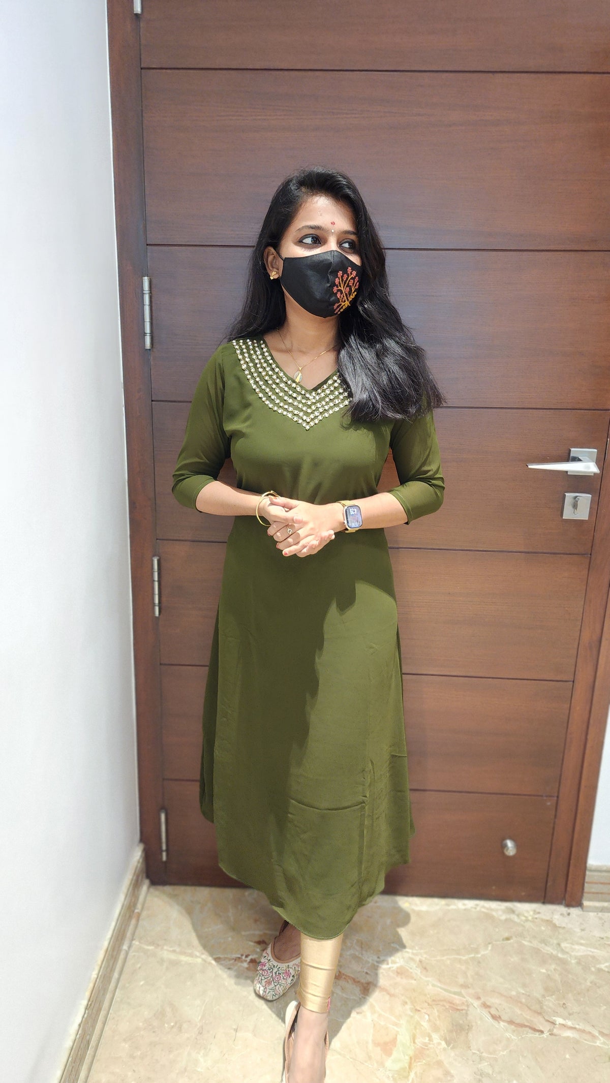 Jewel Handwork kurti (7941)