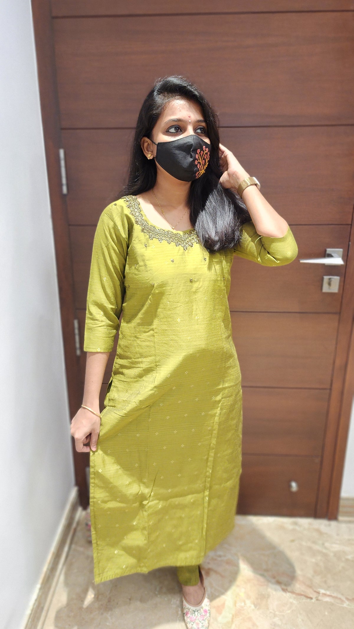 Nakshatra handwork Cord set (7935)c