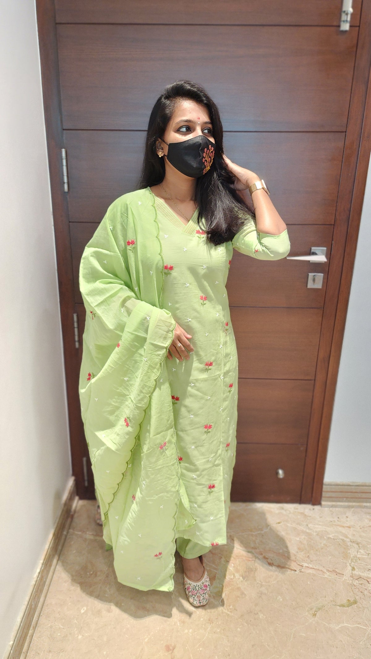 Embroidery Salwar set(7905)