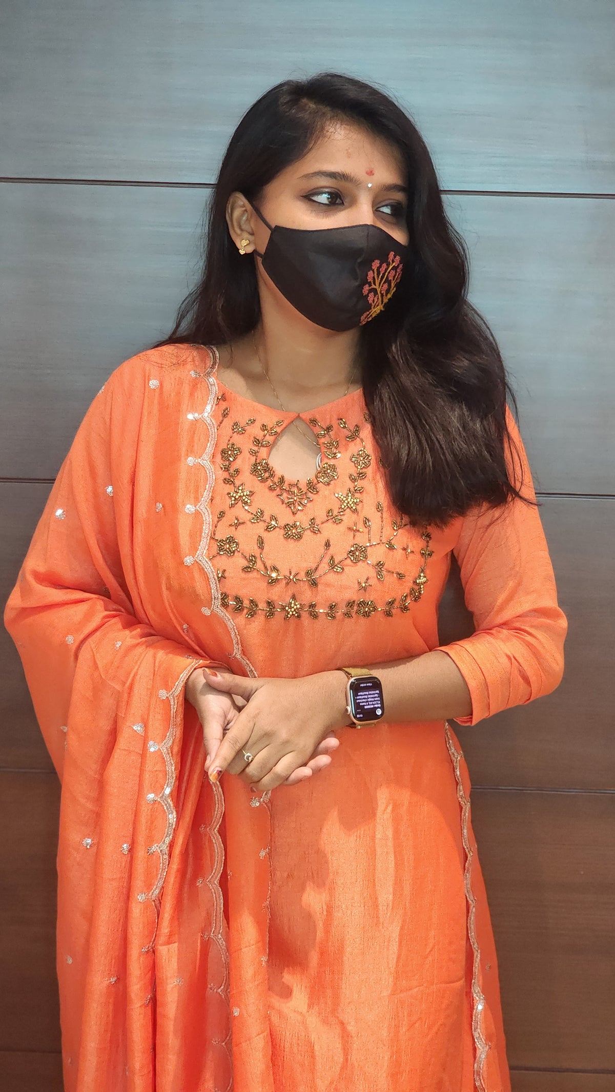 Sprinklez Coral Dream Kurti (8013)