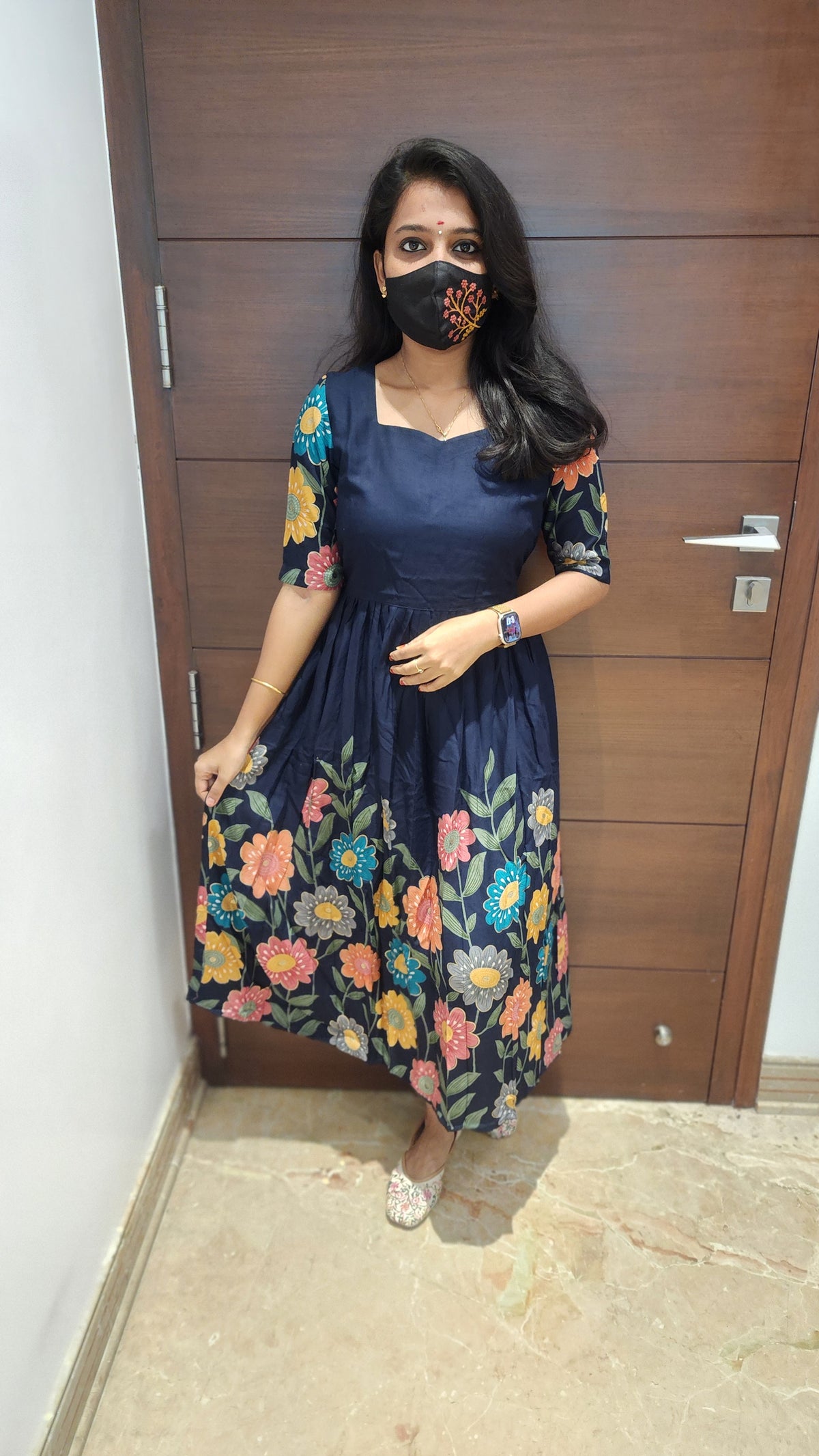 Western wear frock(8344)