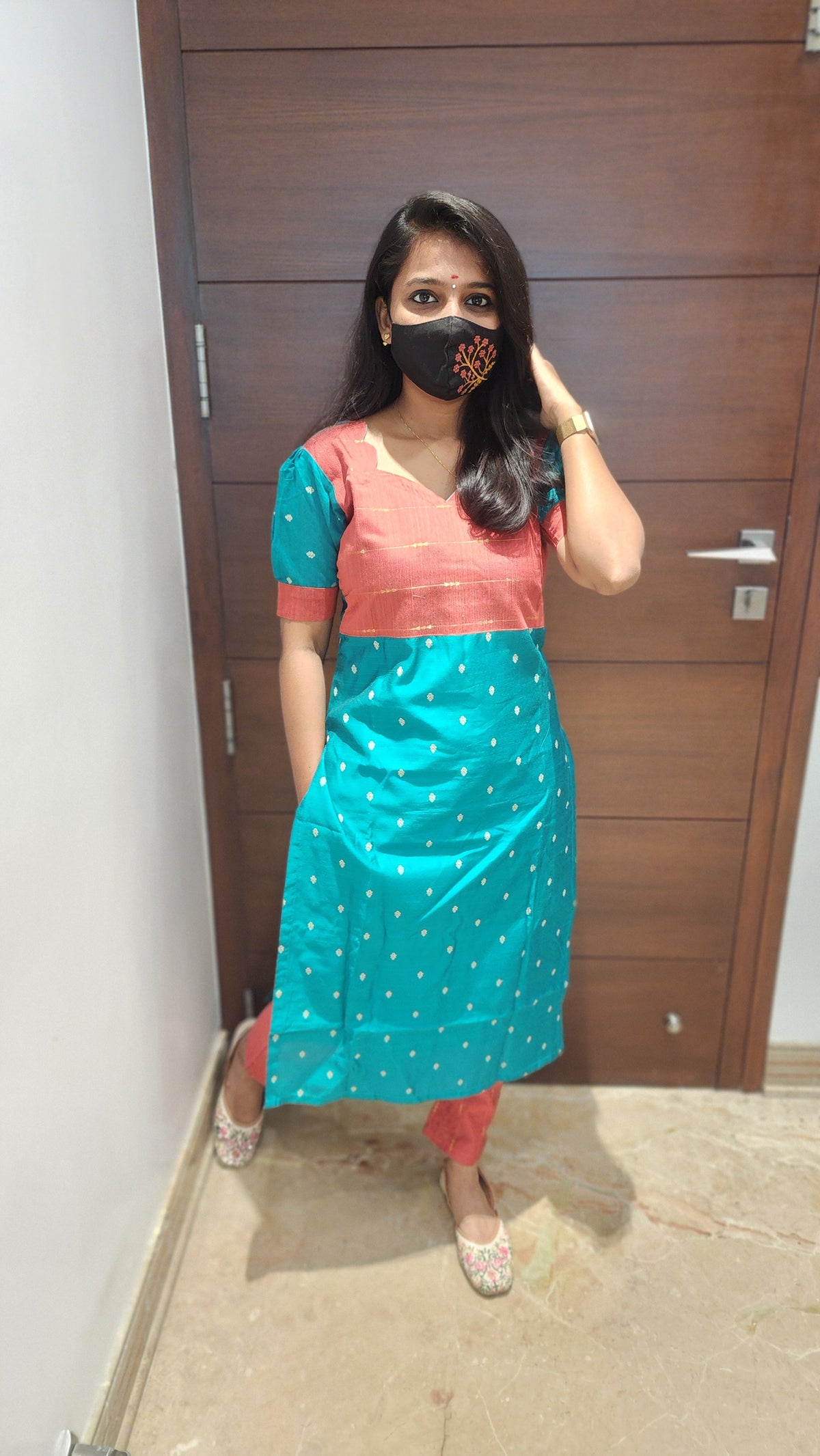 Saanvi Festive Cord Set (8030)@