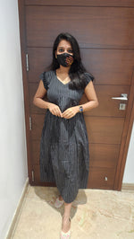 Serene Stripe Cotton Dress (8031)