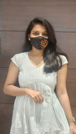 Serene Stripe Cotton Dress (8032)