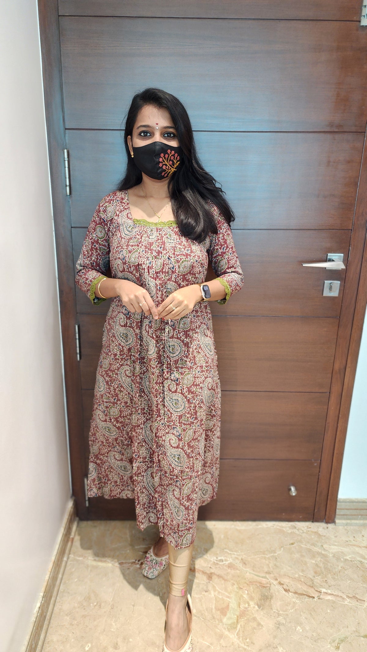 Ajrakh Print Kurti (8081)