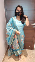 Salwar Set (kurti+Dupatta) (8141)c3