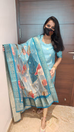 Salwar Set (kurti+Dupatta) (8141)c3