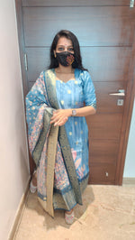 Salwar set (kurti +dupatta)(8140)c4