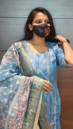 Salwar set (kurti +dupatta)(8140)c4