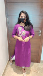 Hand embroidery kurti -Butterfly Theme(8315)