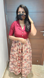 Indo-Western frock (8324)c2