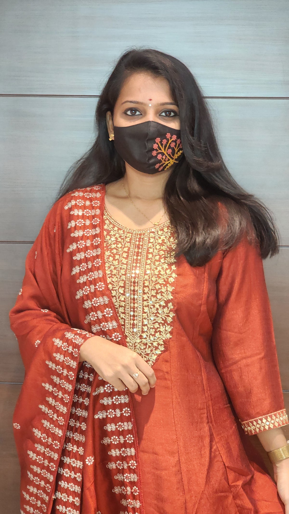 Pongal Festive Set-Anarkali Salwar Set (8373)c