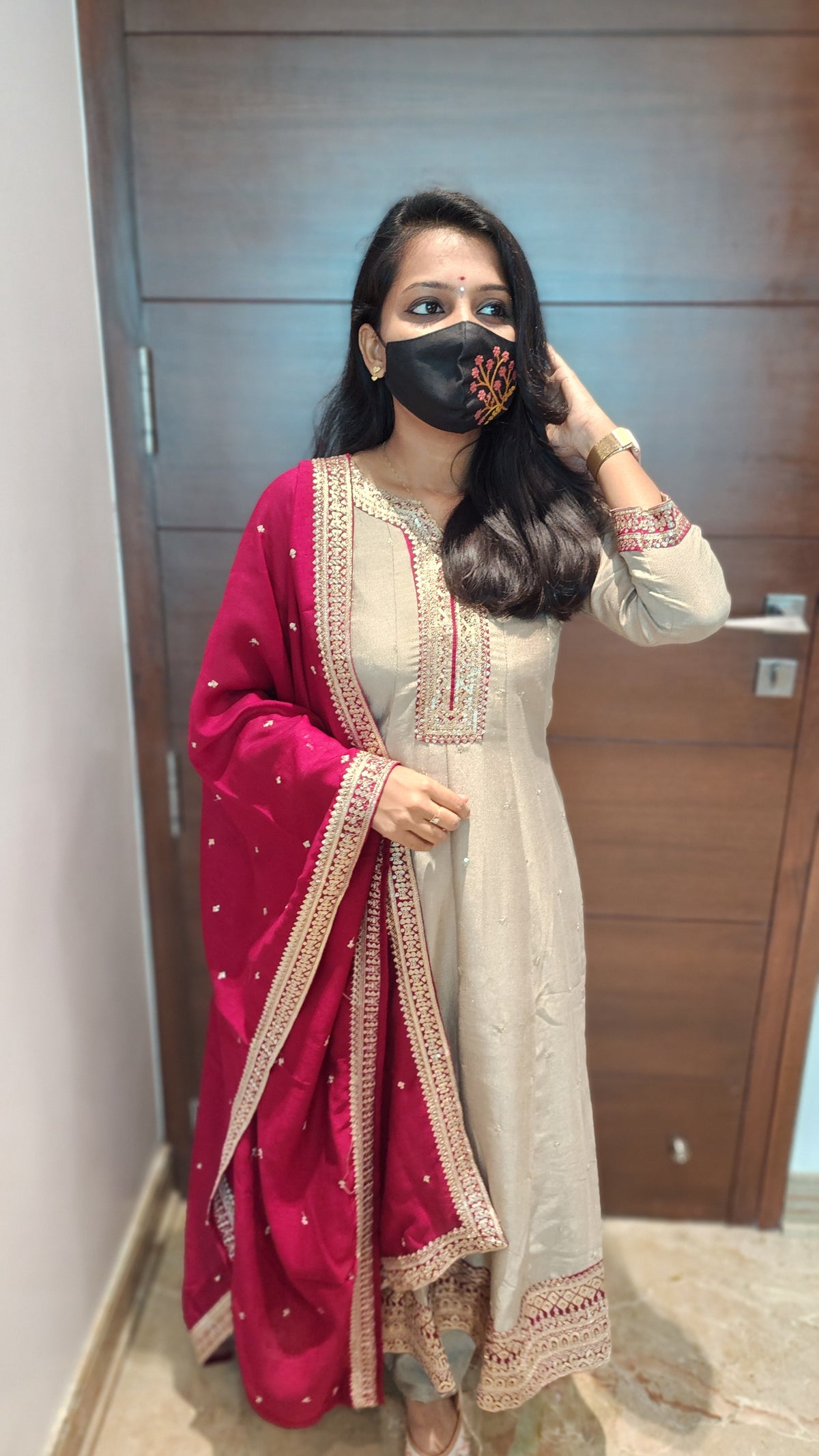 Pongal Festive Set-Anarkali Salwar Set (8374)